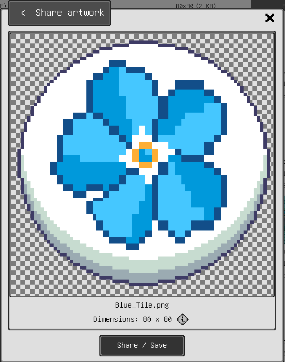 Flower Tile Example