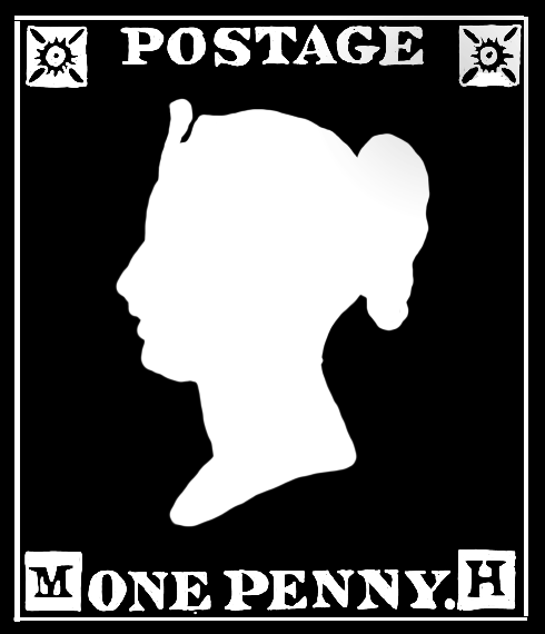Penny Black in Relief